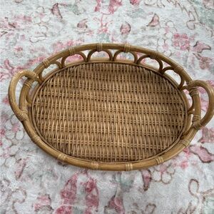 Rattan bed / serving tray